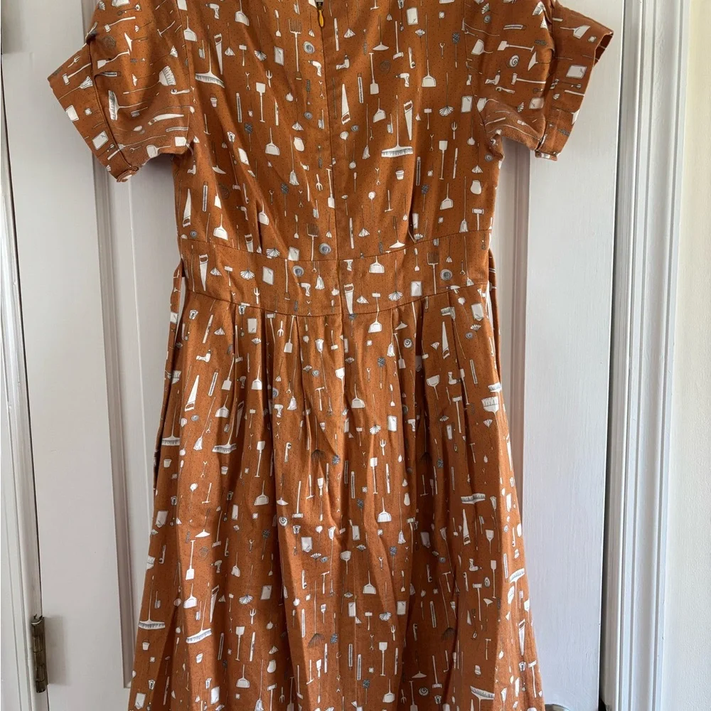Byrony and Co./ Palava Freda Hardware Store Brown in a size US 8/ UK 12 - Picture 2 of 7